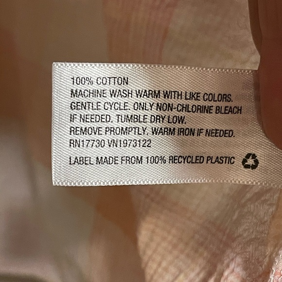 AVA&VIV peach button down - Picture 6 of 6